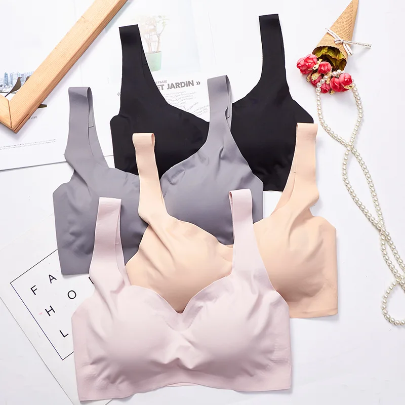 Push Up Bra for Lady Removable Pad Shock-proof Thin Pad Bralette Solid Nylon Sliky Bra Tops Fo Femme Seamless Fitness Women Bra
Push Up Bra for Lady Removable Pad Shock-proof Thin Pad Bralette Solid Nylon Sliky Bra Tops Fo Femme Seamless Fitness Women Bra