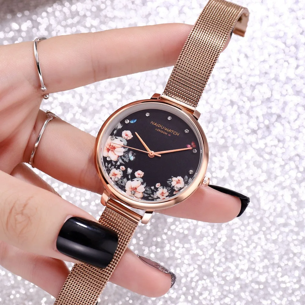 Women Watch 2019 Luxury Women Bracelet Watch Fashion Stainless Steel Flower Ladies Wrist Watch For relogio feminino Female Clock
Women Watch 2019 Luxury Women Bracelet Watch Fashion Stainless Steel Flower Ladies Wrist Watch For relogio feminino Female Clock