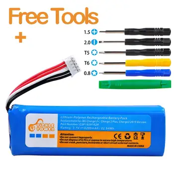 GSP1029102R Battery for JBL Charge 2+, Charge 2 plus, Charge 3 2015 Version with Install Tools
GSP1029102R Battery for JBL Charge 2+, Charge 2 plus, Charge 3 2015 Version with Install Tools