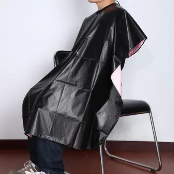 

Latest Black Pro Salon Hairdressing Hairdresser Hair Cutting Gown Barber Cape Cloth Barbers Cape Gown Waterproof Home Decor