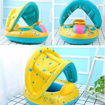 Swimming Rings for kids Adjustable Inflatable Sunshade Float Seat Boat Water Swim Pool Ring
Swimming Rings for kids Adjustable Inflatable Sunshade Float Seat Boat Water Swim Pool Ring