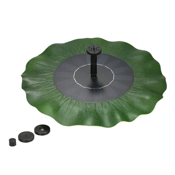 7V/1.4W Solar-powered Water Pump Lotus Leaf Fountain Floating Brushless Pump Kit with Solar Panel for Bird Bath Garden Pond
7V/1.4W Solar-powered Water Pump Lotus Leaf Fountain Floating Brushless Pump Kit with Solar Panel for Bird Bath Garden Pond