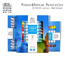 Winsor & Newton 12/18/24 colors Watercolor Paint Pigment fine WaterColour Set 10ml/tube drawing art supplies
Winsor & Newton 12/18/24 colors Watercolor Paint Pigment fine WaterColour Set 10ml/tube drawing art supplies