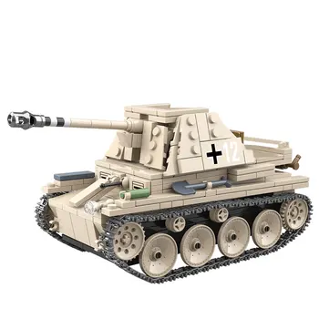 608Pcs Weasel III Anti-Tank Bricks DIY Small Particle Military Building Blocks Model Set Plastic Model Block Assembly Toys
608Pcs Weasel III Anti-Tank Bricks DIY Small Particle Military Building Blocks Model Set Plastic Model Block Assembly Toys