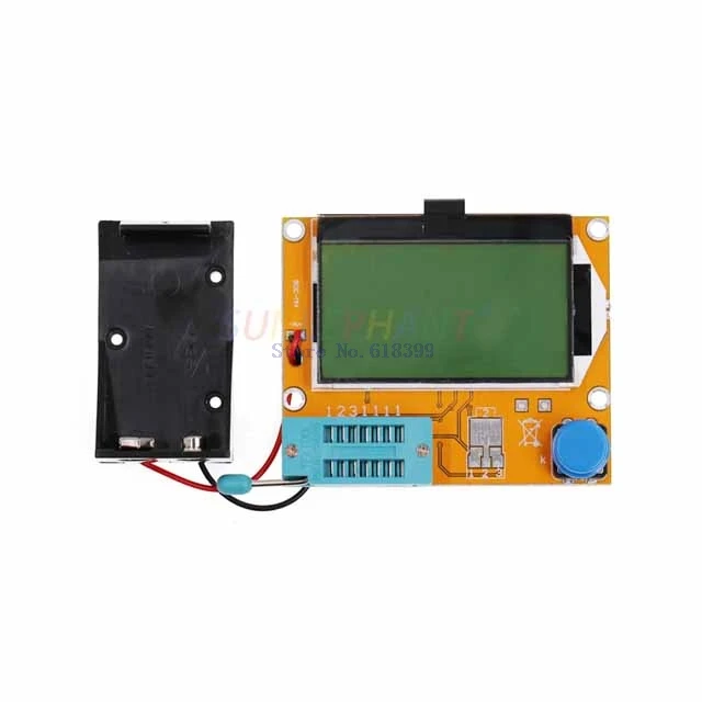 A6-- Multi-functional LCD Backlight Transistor Tester Diode Triode Capacitance ESR Meter Tester MOS PNP NPN LCR 
A6-- Multi-functional LCD Backlight Transistor Tester Diode Triode Capacitance ESR Meter Tester MOS PNP NPN LCR