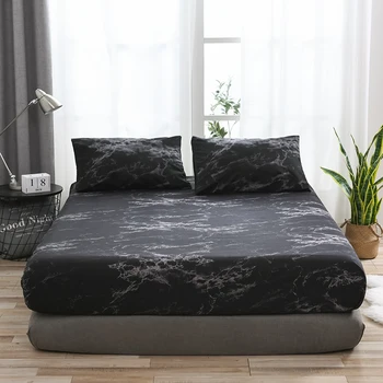 Marble Pattern Sheet Set Mattress Protective Case Fitted Sheet Cover Single Double Queen Size Bedclothes Pillowcase
Marble Pattern Sheet Set Mattress Protective Case Fitted Sheet Cover Single Double Queen Size Bedclothes Pillowcase