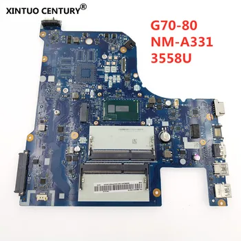 For Lenovo B70-80 G70-80 Z70-80 Z70-70 G70-70 B70-70 notebook motherboard NM-A331 Pentium CPU 3558U 100% test work
For Lenovo B70-80 G70-80 Z70-80 Z70-70 G70-70 B70-70 notebook motherboard NM-A331 Pentium CPU 3558U 100% test work