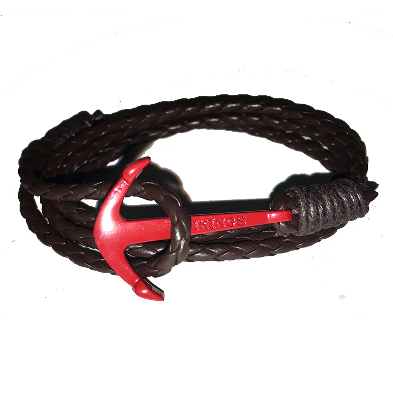Men's Anchor Leather Bracelets Camping Rope Chain Bangles Multi-layer Alloy Punk Jewelry Retro Vintage Jewelry SL064
Men's Anchor Leather Bracelets Camping Rope Chain Bangles Multi-layer Alloy Punk Jewelry Retro Vintage Jewelry SL064