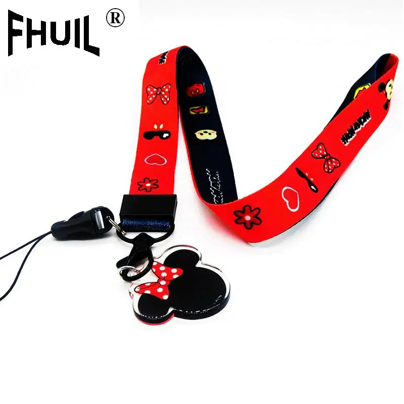 Phone necklace Cute mickey Lanyards For keys ID Card Gym Mobile Phone Neck Straps USB badge holder Hang Rope Mobile Charm Cord
Phone necklace Cute mickey Lanyards For keys ID Card Gym Mobile Phone Neck Straps USB badge holder Hang Rope Mobile Charm Cord