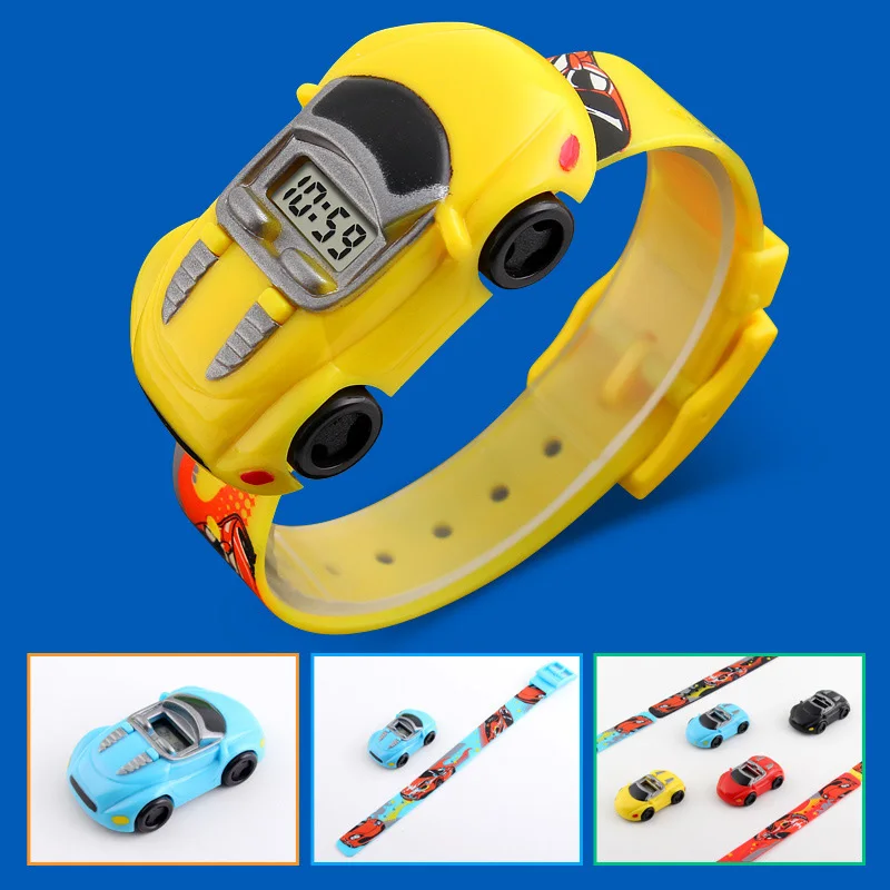 TurnFinger Fashion Children's Electronic Watch Cute Cartoon Car Appearance Detachable Non-waterproof Student Toy Holiday Gift
TurnFinger Fashion Children's Electronic Watch Cute Cartoon Car Appearance Detachable Non-waterproof Student Toy Holiday Gift