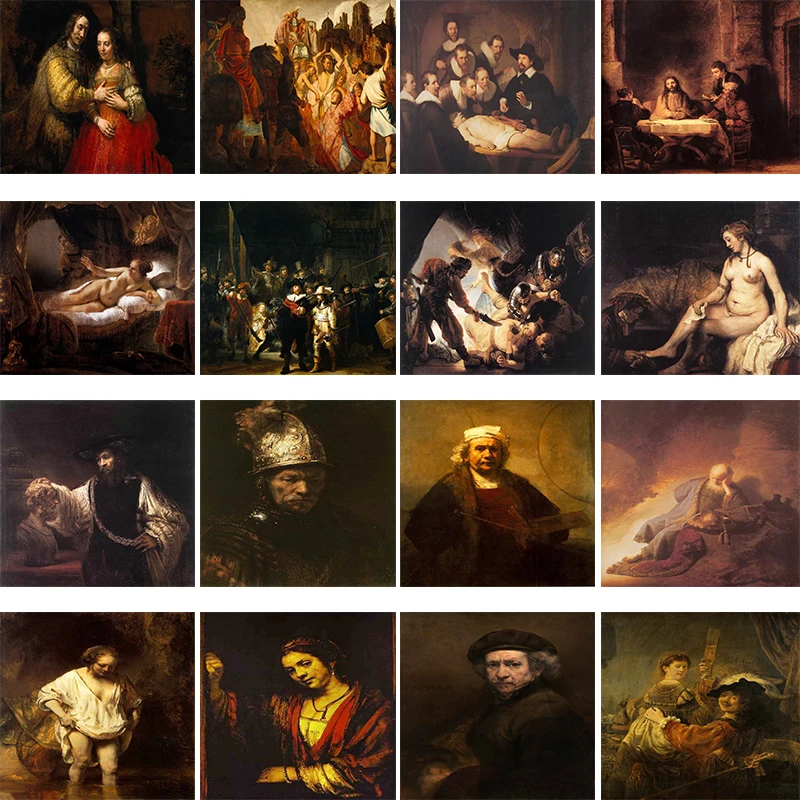 Алмазная живопись 5D сделай сам Greatest Holland Painter Rembrandt Series полная квадратная/круглая