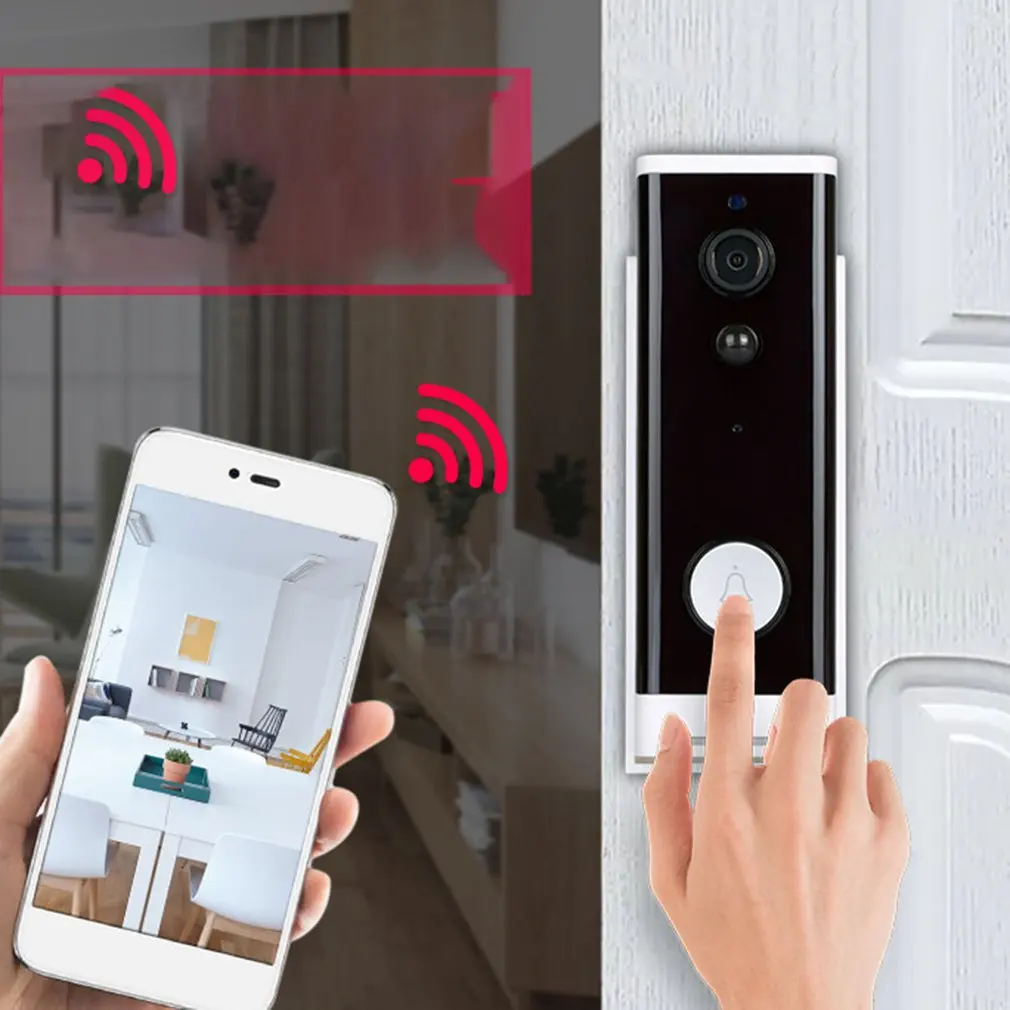 Smart WiFi Video Doorbell Camera Visual Intercom With Chime Night vision IP Door Bell Wireless Home Security Camera
Smart WiFi Video Doorbell Camera Visual Intercom With Chime Night vision IP Door Bell Wireless Home Security Camera