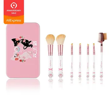 Cosmetic Cotton and Makeup Brushes Set With Case 7PCS Make up Brush Travel Box Face Eyelash Lip Eyebrow Soft Bristles
Cosmetic Cotton and Makeup Brushes Set With Case 7PCS Make up Brush Travel Box Face Eyelash Lip Eyebrow Soft Bristles