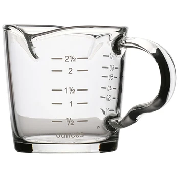 1Pc Two-mouth Espresso Cup with Scale Temperature Resistant Glass Measuring Cup Espresso Cup Resistant Cup Ounce Cup For Coffee
1Pc Two-mouth Espresso Cup with Scale Temperature Resistant Glass Measuring Cup Espresso Cup Resistant Cup Ounce Cup For Coffee