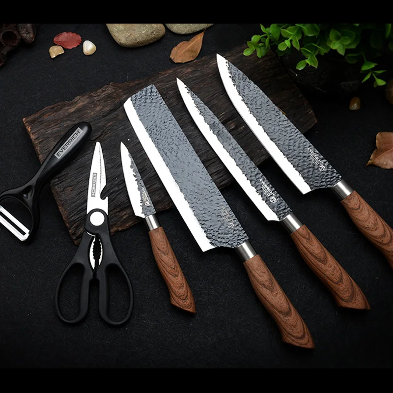 Chef Knife Set, Kitchen Knife Set In Gift Box - EVERRICH 6-Piece Cooking Chef Knives Set - Best Xmas Gift, Birthday, Anniversary
Chef Knife Set, Kitchen Knife Set In Gift Box - EVERRICH 6-Piece Cooking Chef Knives Set - Best Xmas Gift, Birthday, Anniversary