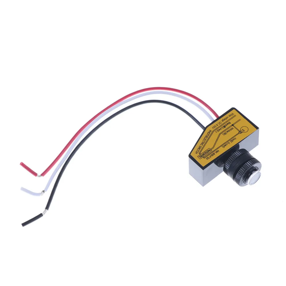 Automatic Light Sensor DC12V 24V 36V 48V Control Dusk To Dawn Photocell Switch 8V To 50VDC
Automatic Light Sensor DC12V 24V 36V 48V Control Dusk To Dawn Photocell Switch 8V To 50VDC
