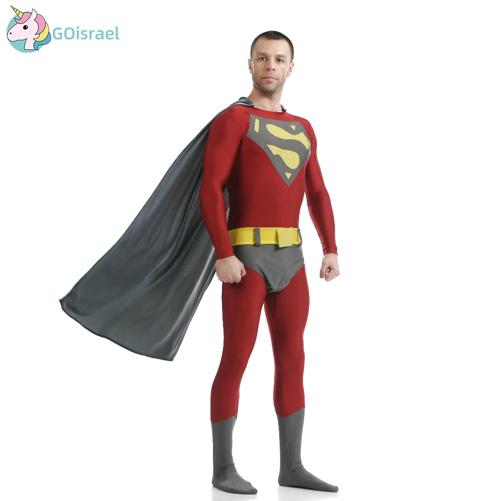 Adult Superman Costume Grey Movie Superhero Cosplay Costume Spandex Lycra Zentai Suit Men's Halloween Carnival Costume
Adult Superman Costume Grey Movie Superhero Cosplay Costume Spandex Lycra Zentai Suit Men's Halloween Carnival Costume