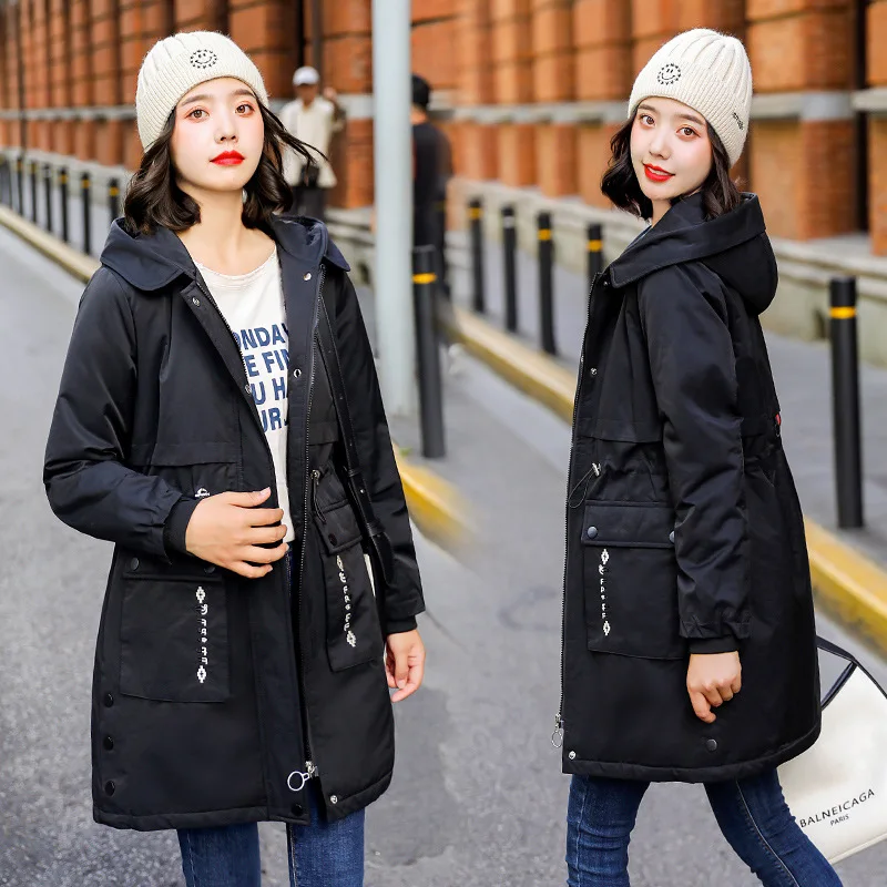 Autumn And Winter Women's Korean-style 2019 Cardigan Hidden Button Solid Color Waist Hugging Symmetric Pocket plus Thick Cotton
Autumn And Winter Women's Korean-style 2019 Cardigan Hidden Button Solid Color Waist Hugging Symmetric Pocket plus Thick Cotton