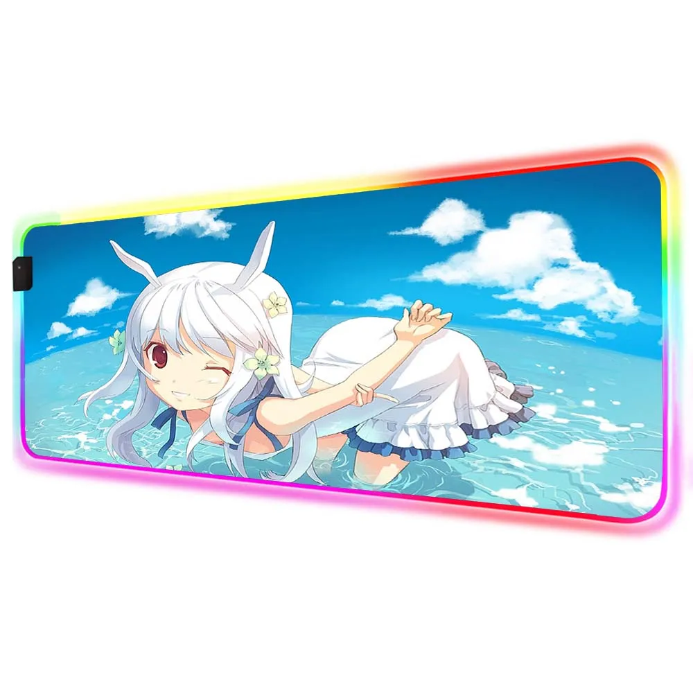 Mairuige Comic Cute Rabbit Doll Custom RGB Mousepad Black Lock LED with Backlight Computer Keyboard Rubber Non-Slip Desk Mat Xxl
Mairuige Comic Cute Rabbit Doll Custom RGB Mousepad Black Lock LED with Backlight Computer Keyboard Rubber Non-Slip Desk Mat Xxl