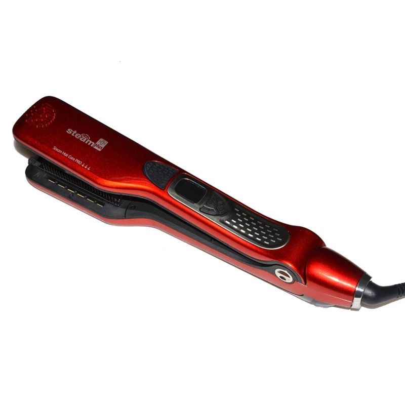 Eu Plug Red Professional Hair Straightener Steam Flat Iron Straightener Floating Heating Plate Vapor Spray Straightening Brush
Eu Plug Red Professional Hair Straightener Steam Flat Iron Straightener Floating Heating Plate Vapor Spray Straightening Brush