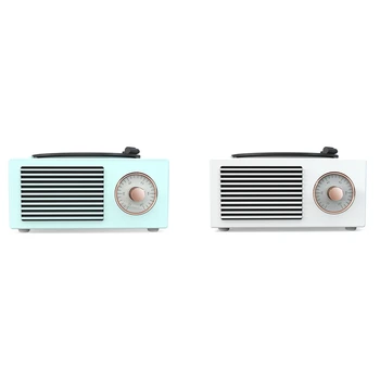 2set Atomic Black Glue Phonograph Wireless Bluetooth Speaker Retro Gramophon o Colorful Music Player Blue & White
2set Atomic Black Glue Phonograph Wireless Bluetooth Speaker Retro Gramophon o Colorful Music Player Blue & White