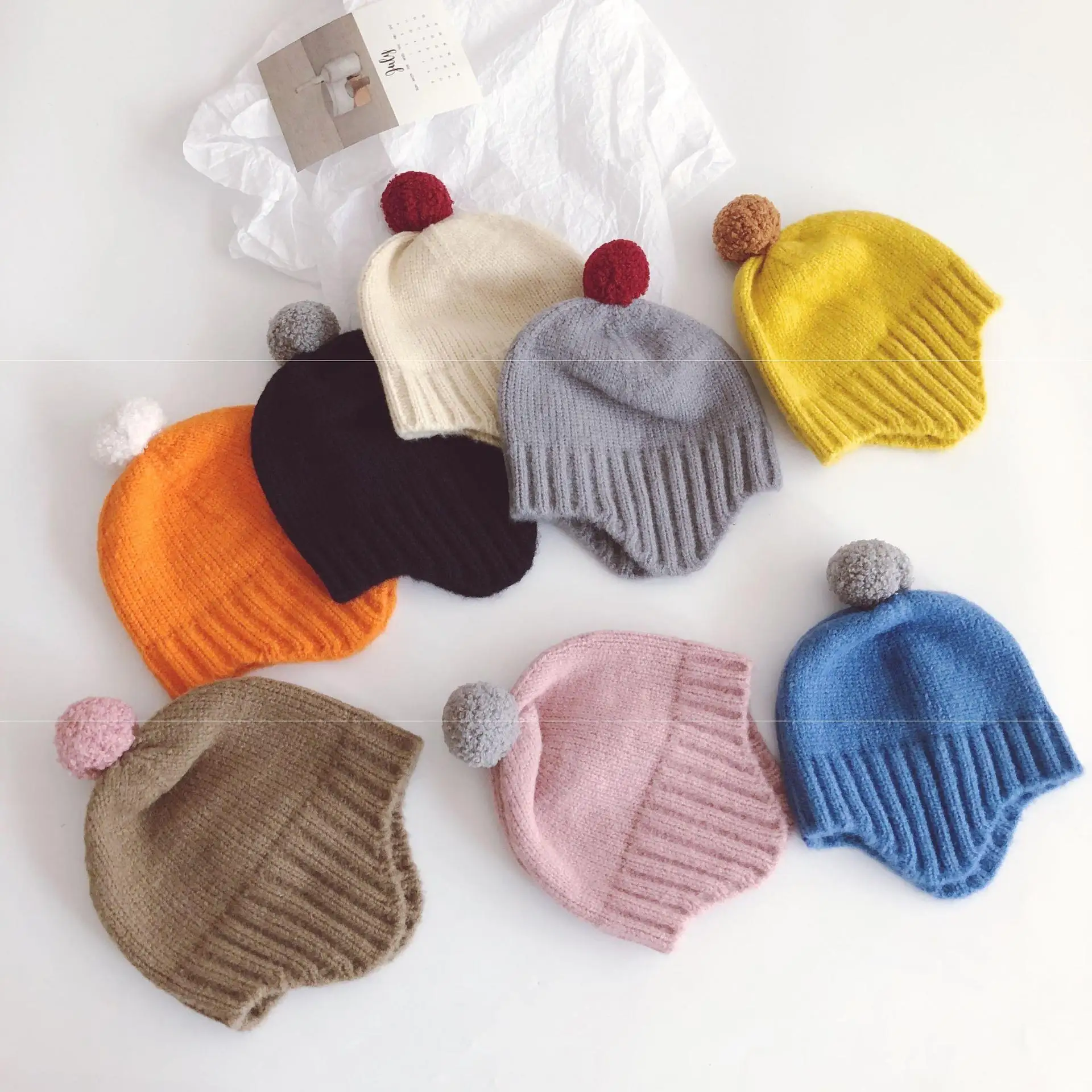 Baby Winter Hat Knitted Kid Baby Bonnet Cap Earflap Cotton Bonnet Baby Hat Newborn Infant Toddler Boys Girls woolen hats
Baby Winter Hat Knitted Kid Baby Bonnet Cap Earflap Cotton Bonnet Baby Hat Newborn Infant Toddler Boys Girls woolen hats