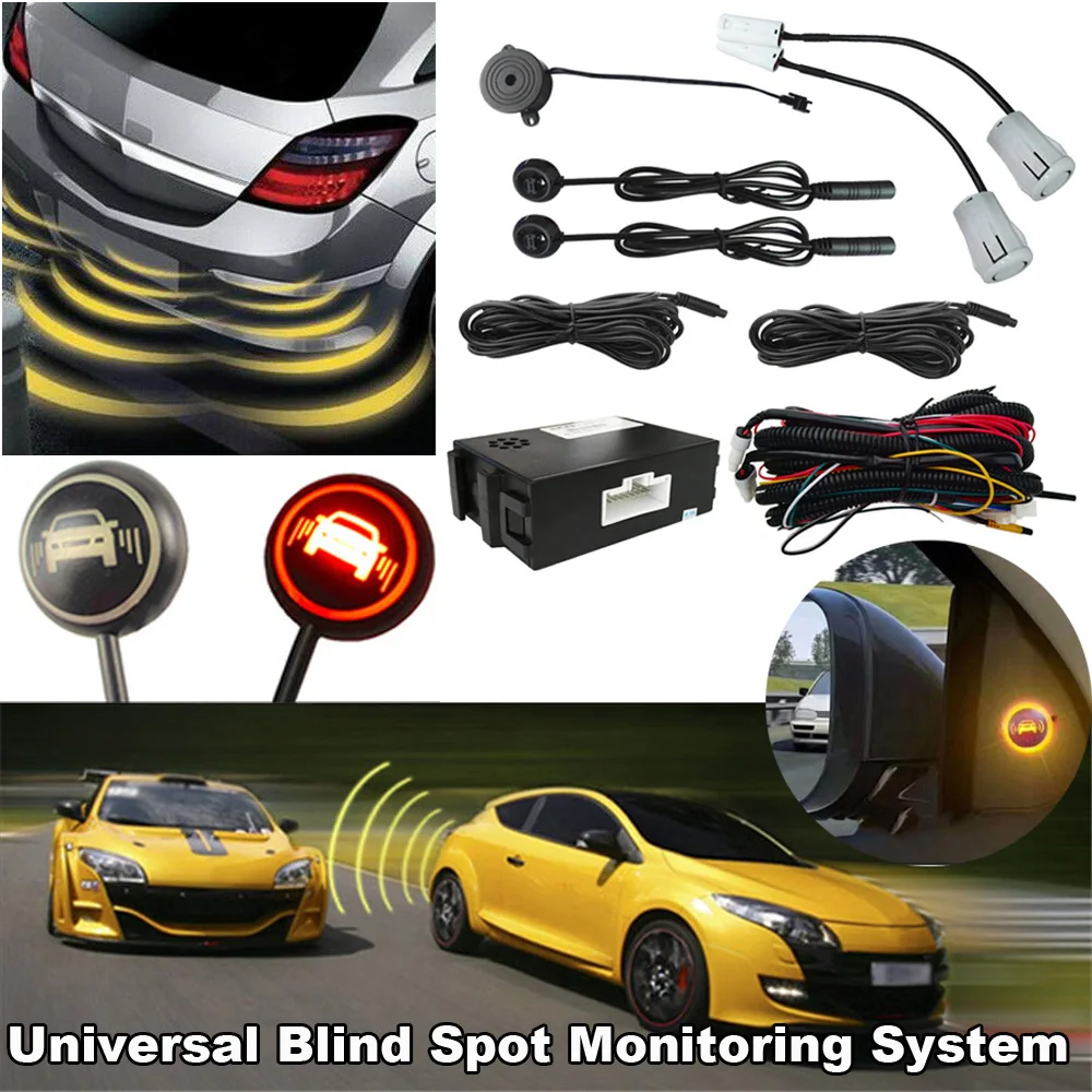 Car Blind Spot Controller Probes Ultrasonic Sensor Lane Change Reversing BSD Set
Car Blind Spot Controller Probes Ultrasonic Sensor Lane Change Reversing BSD Set