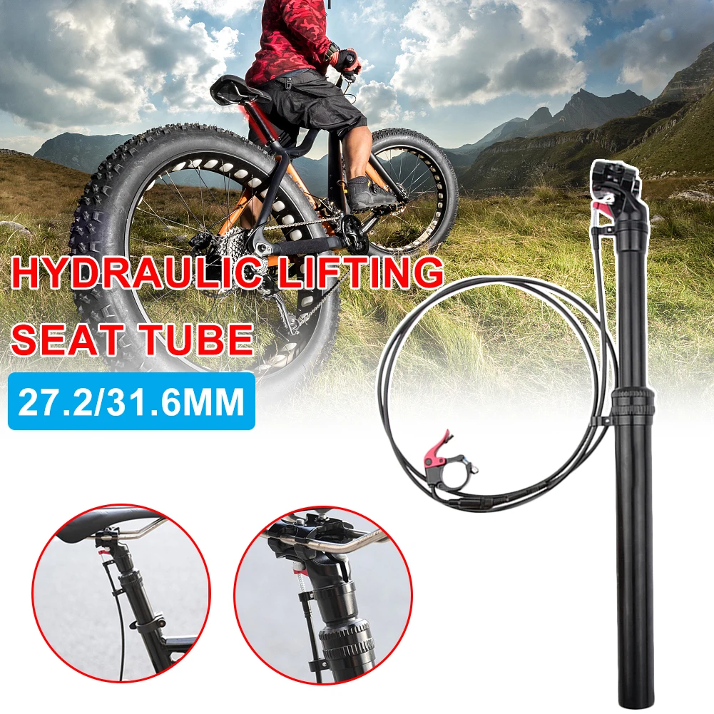 MTB Bike 27.2mm 31.6mm Seatpost Dropper Hydraulic Lifting Internal Wire Remote Control Mountain Biycle Seat Post Tube Part
MTB Bike 27.2mm 31.6mm Seatpost Dropper Hydraulic Lifting Internal Wire Remote Control Mountain Biycle Seat Post Tube Part