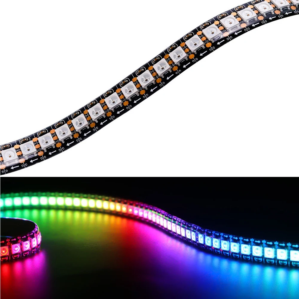 1/2/3/4/5m WS2812B DC5V Waterproof LED Pixel Strip Light 2812 IC Built-in Individually Addressable RGB Tape Lamp 30/60/144Leds/m
1/2/3/4/5m WS2812B DC5V Waterproof LED Pixel Strip Light 2812 IC Built-in Individually Addressable RGB Tape Lamp 30/60/144Leds/m