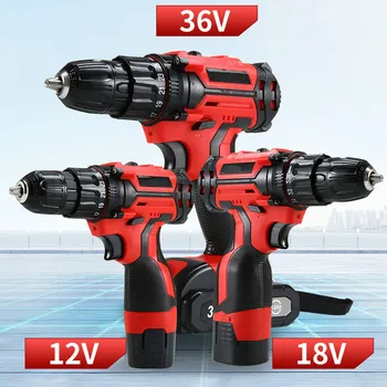 36V Rechargeable Lithium Electric Drill Multi-function Impact Drill Electric Screwdriver Set Micro Electric Hand Drill
36V Rechargeable Lithium Electric Drill Multi-function Impact Drill Electric Screwdriver Set Micro Electric Hand Drill