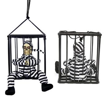Ghost Prisoners Prop KTV Terror Light Up Sound Control Glowing Eye Haunted House Battery Operated Halloween Decor Hanging Prison
Ghost Prisoners Prop KTV Terror Light Up Sound Control Glowing Eye Haunted House Battery Operated Halloween Decor Hanging Prison