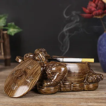 Zhaocai Jinchan creative ashtray resin Chinese ashtray home antique craft ashtray accessories
Zhaocai Jinchan creative ashtray resin Chinese ashtray home antique craft ashtray accessories