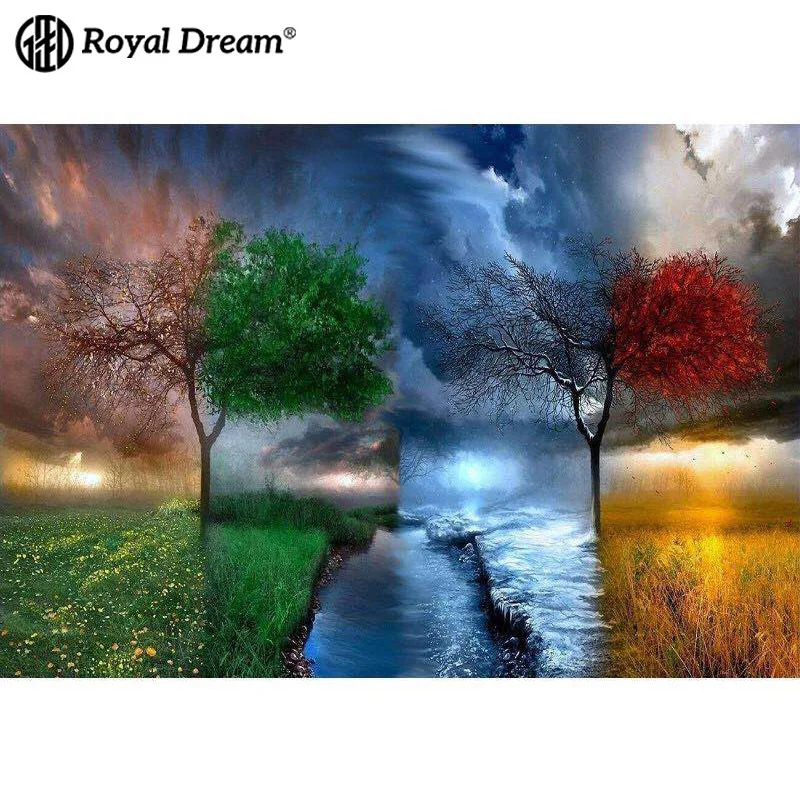 Cross Border a Generation of Fat Digital Oil Painting DIY Four Seasons Tree Scenery Flower Oil Painting Hanging Painting Living
Cross Border a Generation of Fat Digital Oil Painting DIY Four Seasons Tree Scenery Flower Oil Painting Hanging Painting Living