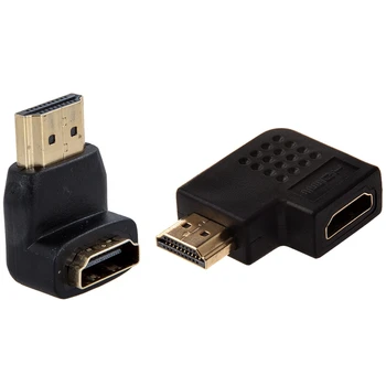 

HDMI Right Angle Male to Female Adapter & HDMI Right Angle Port Saver Adapter (Male to Female) - 270 Degree - Vertical