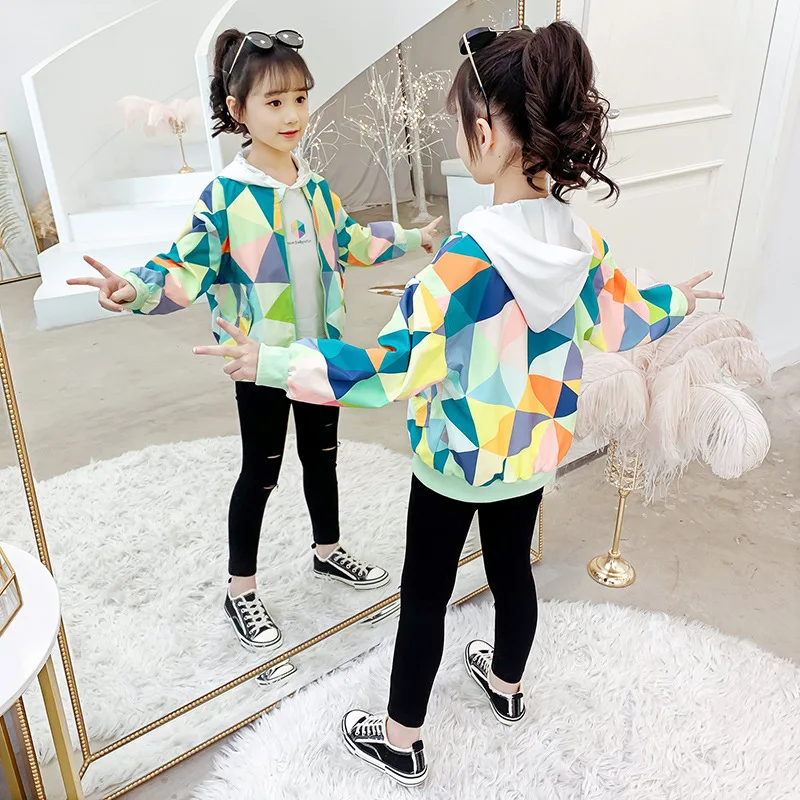Girl'S Coat Spring And Autumn 6 Western Style 8 Big Boy Casual Jacket Ten-Year-Old GIRL'S Windproof Jacket 12 Fashion 7 Plaid 9
Girl'S Coat Spring And Autumn 6 Western Style 8 Big Boy Casual Jacket Ten-Year-Old GIRL'S Windproof Jacket 12 Fashion 7 Plaid 9