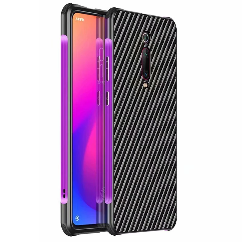 for Xiaomi Mi 9T Pro 9T 9 Redmi K20 Pro k20 Case Carbon Fiber Back + Metal Frame Bumper Shockproof Airbag Cover Funda Casing
for Xiaomi Mi 9T Pro 9T 9 Redmi K20 Pro k20 Case Carbon Fiber Back + Metal Frame Bumper Shockproof Airbag Cover Funda Casing