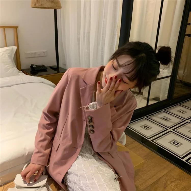 Photo Shoot 2019 Korean-style Loose Casual Fold-down Collar Slimming Small Suit Coat
Photo Shoot 2019 Korean-style Loose Casual Fold-down Collar Slimming Small Suit Coat