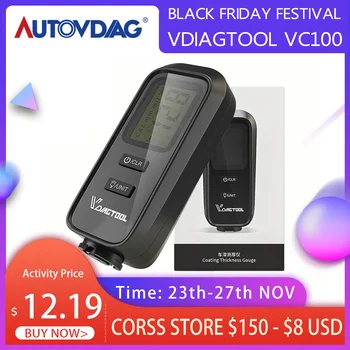 VC100 Digital Backlight LCD Film Thickness Meter VC 100 Car Paint Thickness Tester Coating Thickness Gauge best YNB-100
VC100 Digital Backlight LCD Film Thickness Meter VC 100 Car Paint Thickness Tester Coating Thickness Gauge best YNB-100