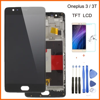 LCD Screen for Oneplus 3 3T LCD Display for Oneplus 3 3T A3000 Touch Screen Assembly With Frame Touch Digitizer TFT Screen Test
LCD Screen for Oneplus 3 3T LCD Display for Oneplus 3 3T A3000 Touch Screen Assembly With Frame Touch Digitizer TFT Screen Test