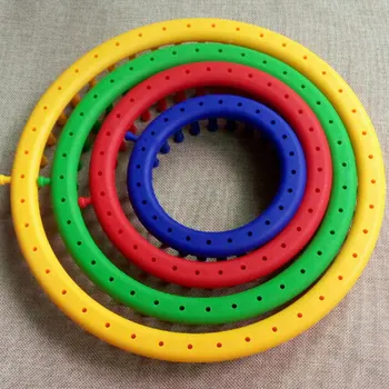 New 4 Size Colorful Knitting Loom Set Knitting Machine Round Circle Hat Knitter Wool Yarn Needles Hook Sewing Tools for Hats Sca
New 4 Size Colorful Knitting Loom Set Knitting Machine Round Circle Hat Knitter Wool Yarn Needles Hook Sewing Tools for Hats Sca