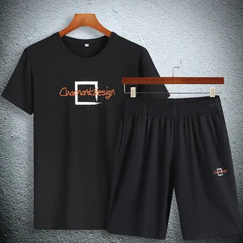Big Size Thin Section Short Sleeve Fat Man Loose Leisure T Shirt Fat Shorts Plus Fat plus Size Sports Suit Male 
Big Size Thin Section Short Sleeve Fat Man Loose Leisure T Shirt Fat Shorts Plus Fat plus Size Sports Suit Male