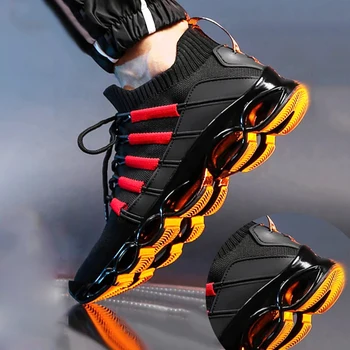 Men's Casual Shoes 48 Yards Running Fashion Sports Increased Large Size Men's Red Comfortable Breathable Tenis Masculino Zapatos 
Men's Casual Shoes 48 Yards Running Fashion Sports Increased Large Size Men's Red Comfortable Breathable Tenis Masculino Zapatos