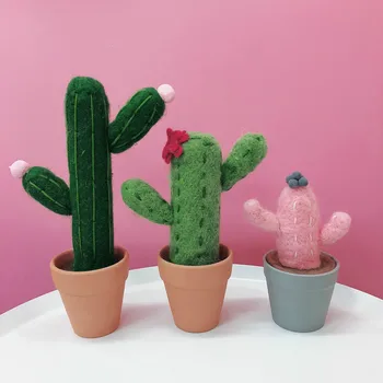 DUNXDECO Decoration Accessories Felt Miniature Cute Cactus Plant Pot Cosplay Simulation Desktop Display Kid Room Deco 3PCS Set
DUNXDECO Decoration Accessories Felt Miniature Cute Cactus Plant Pot Cosplay Simulation Desktop Display Kid Room Deco 3PCS Set