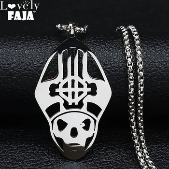 2020 Pope Stainless Steel Necklace for Men Emeritus Ghost BC Nameless Ghoul Symbol Logo CD Pin Sign Necklaces Jewelry N3004S03
2020 Pope Stainless Steel Necklace for Men Emeritus Ghost BC Nameless Ghoul Symbol Logo CD Pin Sign Necklaces Jewelry N3004S03