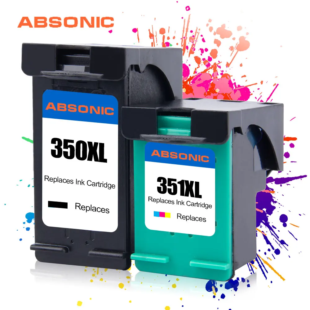 2PCS 350XL 351XL Ink Cartridges Compatible for HP 350 351 HP350 HP3510 Use for Deskjet D4200 D4260 4260 D4360 C4200 J5730 5780
2PCS 350XL 351XL Ink Cartridges Compatible for HP 350 351 HP350 HP3510 Use for Deskjet D4200 D4260 4260 D4360 C4200 J5730 5780