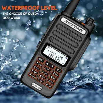 VHF UHF With Antenna Camping Walkie Talkie Waterproof Transceiver Long Distance Two Way Radio Dual Band 128 Channel Handheld
VHF UHF With Antenna Camping Walkie Talkie Waterproof Transceiver Long Distance Two Way Radio Dual Band 128 Channel Handheld