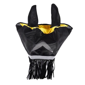 Reflective Horse Fly Mask with Ear Cover Full Face ArmouredMesh Pet Supplies Anti Uv Breathable Anti-Mosquito Mask 
Reflective Horse Fly Mask with Ear Cover Full Face ArmouredMesh Pet Supplies Anti Uv Breathable Anti-Mosquito Mask
