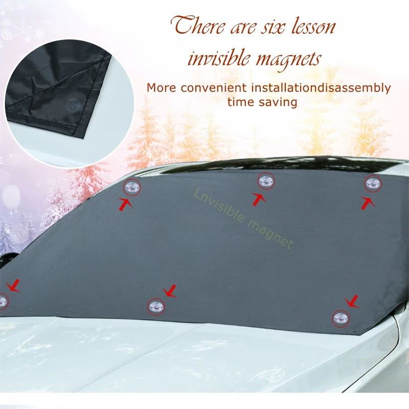 210*120cm 190T Polyester Umbrella Cloth Car Front Windshield Sunshade Universal Car Windproof Rain and Snow Protective Cover
210*120cm 190T Polyester Umbrella Cloth Car Front Windshield Sunshade Universal Car Windproof Rain and Snow Protective Cover