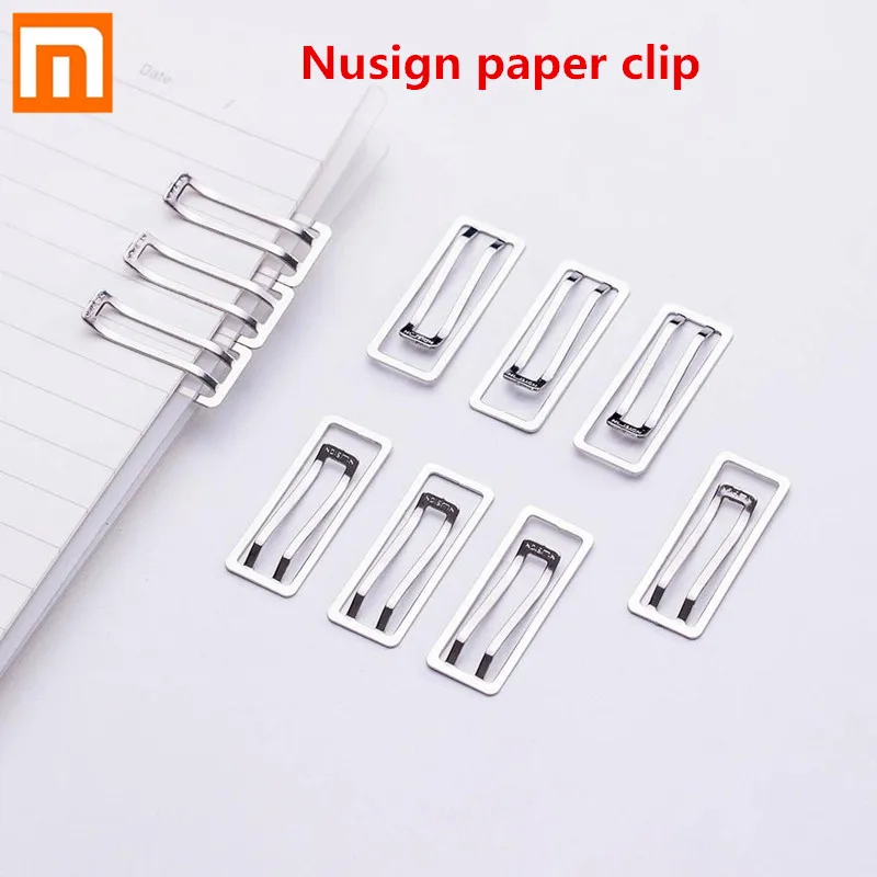 Xiaomi Nusign Paper Clips 10 pcs/box Metal Ticket Holder Mini Multi-Function Clips Bookmarks For Student Office Gadget
Xiaomi Nusign Paper Clips 10 pcs/box Metal Ticket Holder Mini Multi-Function Clips Bookmarks For Student Office Gadget