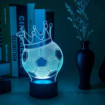 Creative Bear 3D Vision Night Light Football Crown LED Colorful Touch Remote Control Dolphin Table Lamp
Creative Bear 3D Vision Night Light Football Crown LED Colorful Touch Remote Control Dolphin Table Lamp